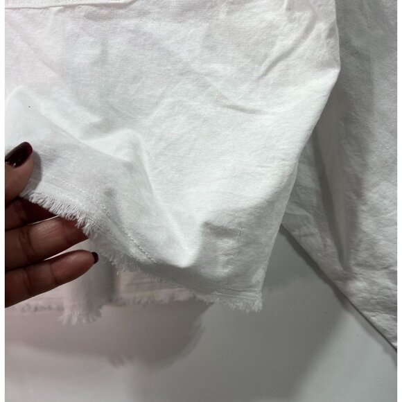 Wild Fable - Women's Long Sleeve Shirt - White - Extra Large - Picture 10 of 13